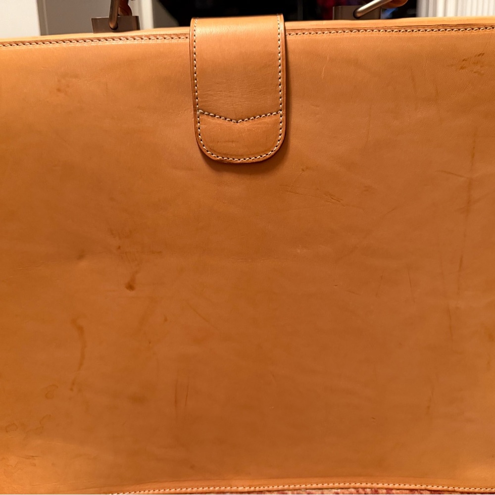 NWOT Rare BREE satchel in natural leather with lock and key - Picture 10 of 10